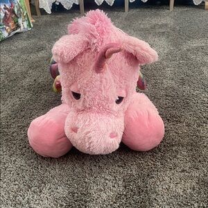 Pink Plush Dragon Stuffed Animal